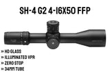 Arken SH-4 4-16x50 FFP Riflescope